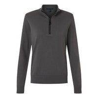 Devon & Jones Women's New Classics Quarter-Zip Sweater