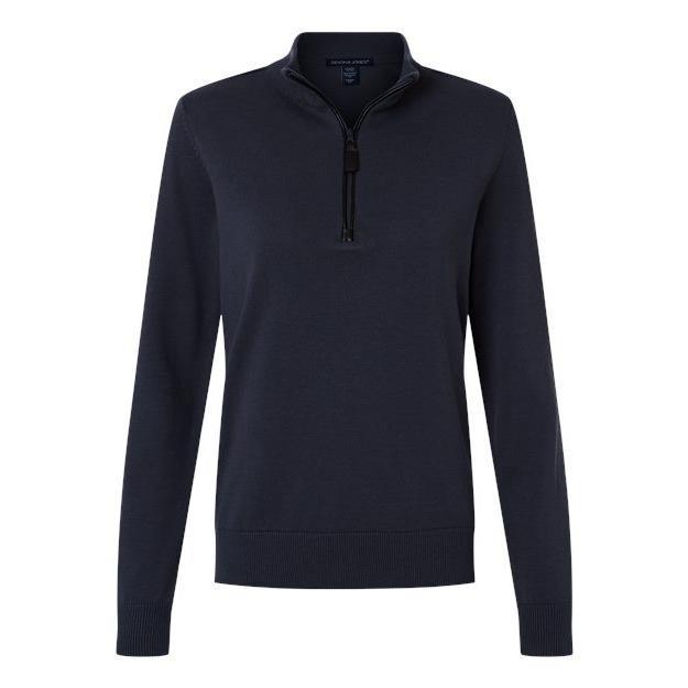 Devon & Jones Women's New Classics Quarter-Zip Sweater
