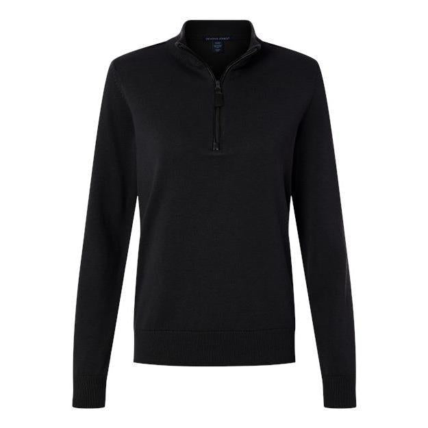 Devon & Jones Women's New Classics Quarter-Zip Sweater