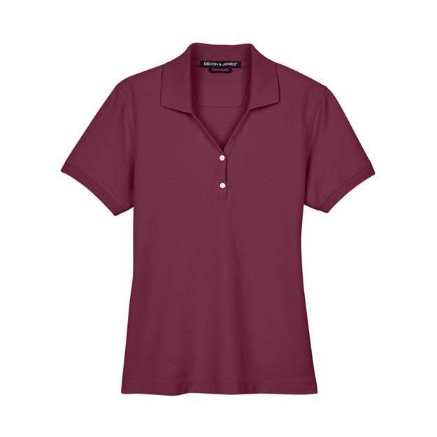 Devon & Jones Women's Pima Piqué Polo