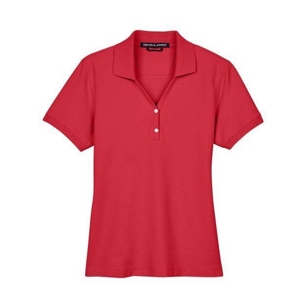 Devon & Jones Women's Pima Piqué Polo