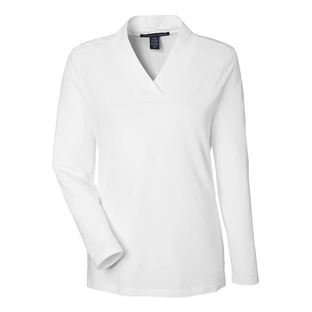 Devon & Jones Women's Raleigh Shawl Collar Knit Top