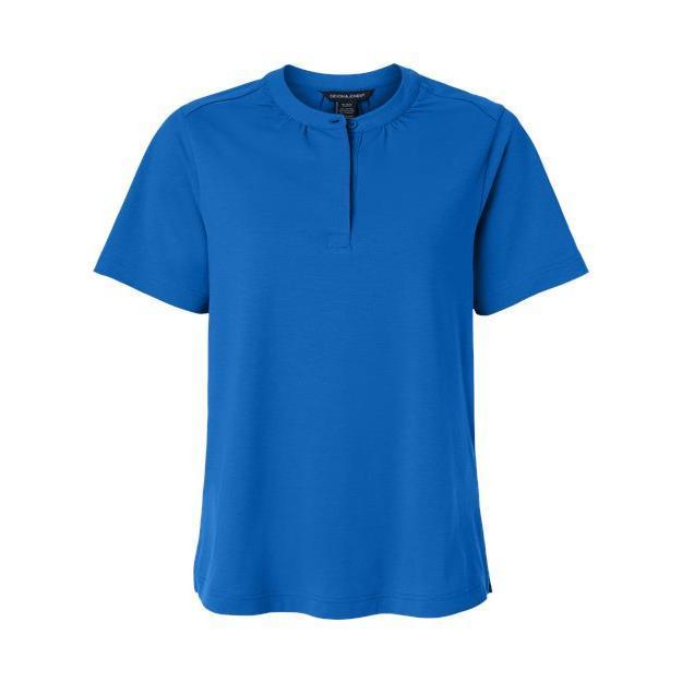 Devon & Jones Women's Seaton Pebble Textured Polo