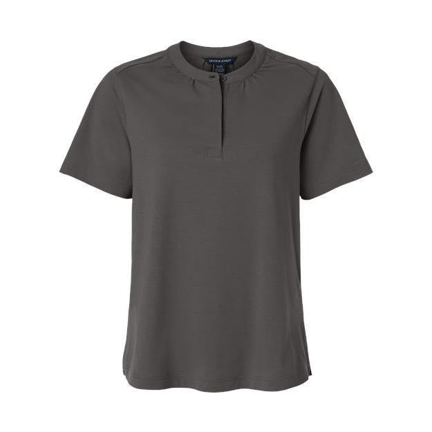 Devon & Jones Women's Seaton Pebble Textured Polo