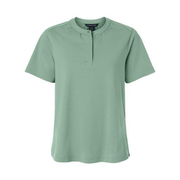 Devon & Jones Women's Seaton Pebble Textured Polo