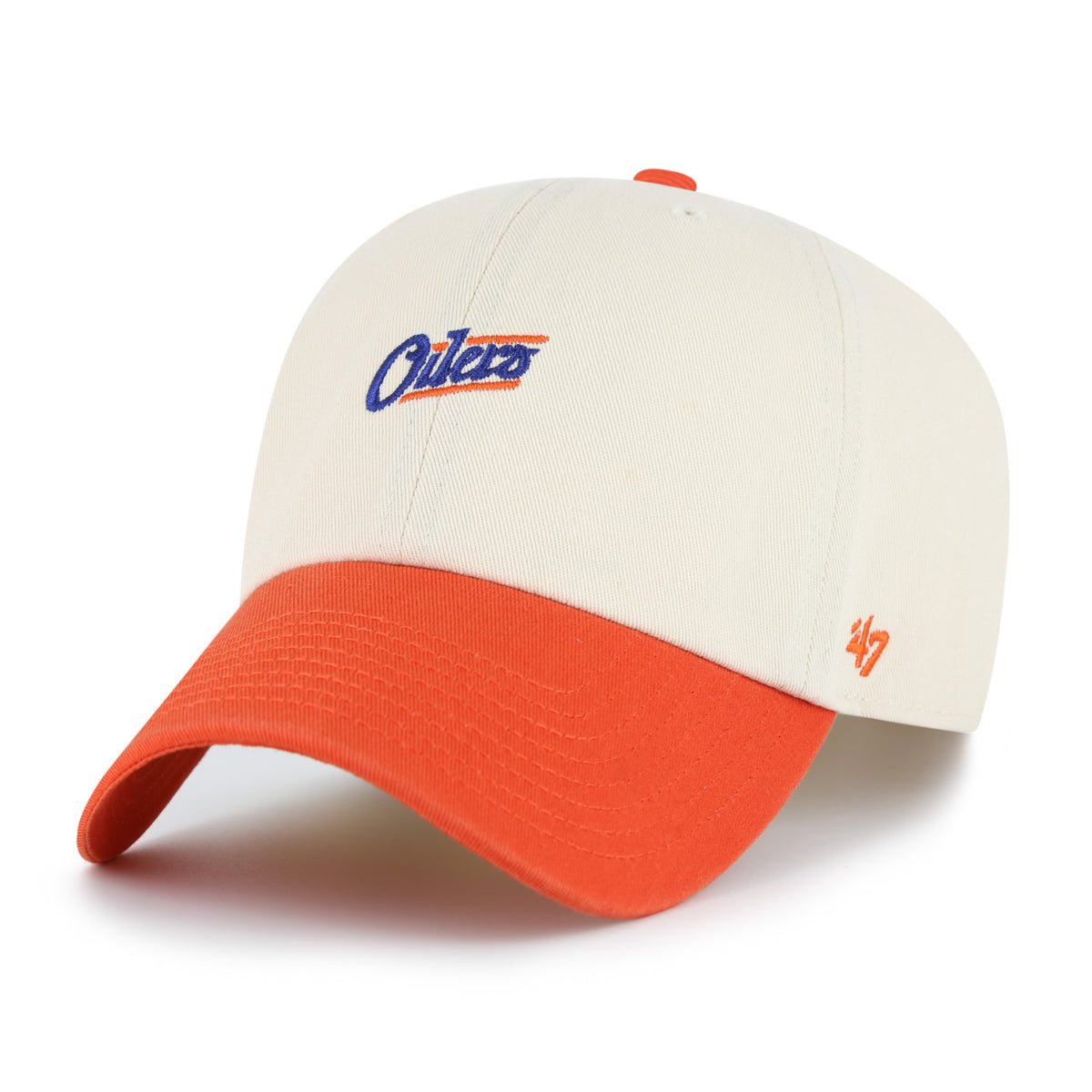 Edmonton Oilers '47 Base Runner Two-Tone Clean Up