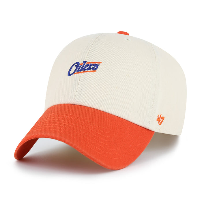 Edmonton Oilers '47 Base Runner Two-Tone Clean Up
