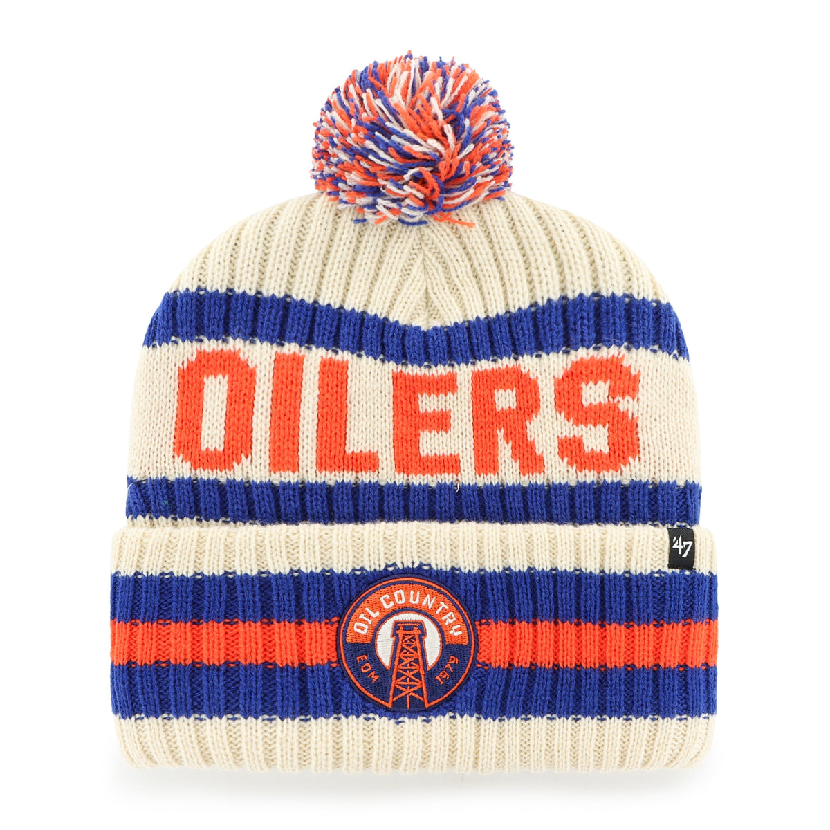 Edmonton Oilers '47 Bering Cuff Knit Beanie