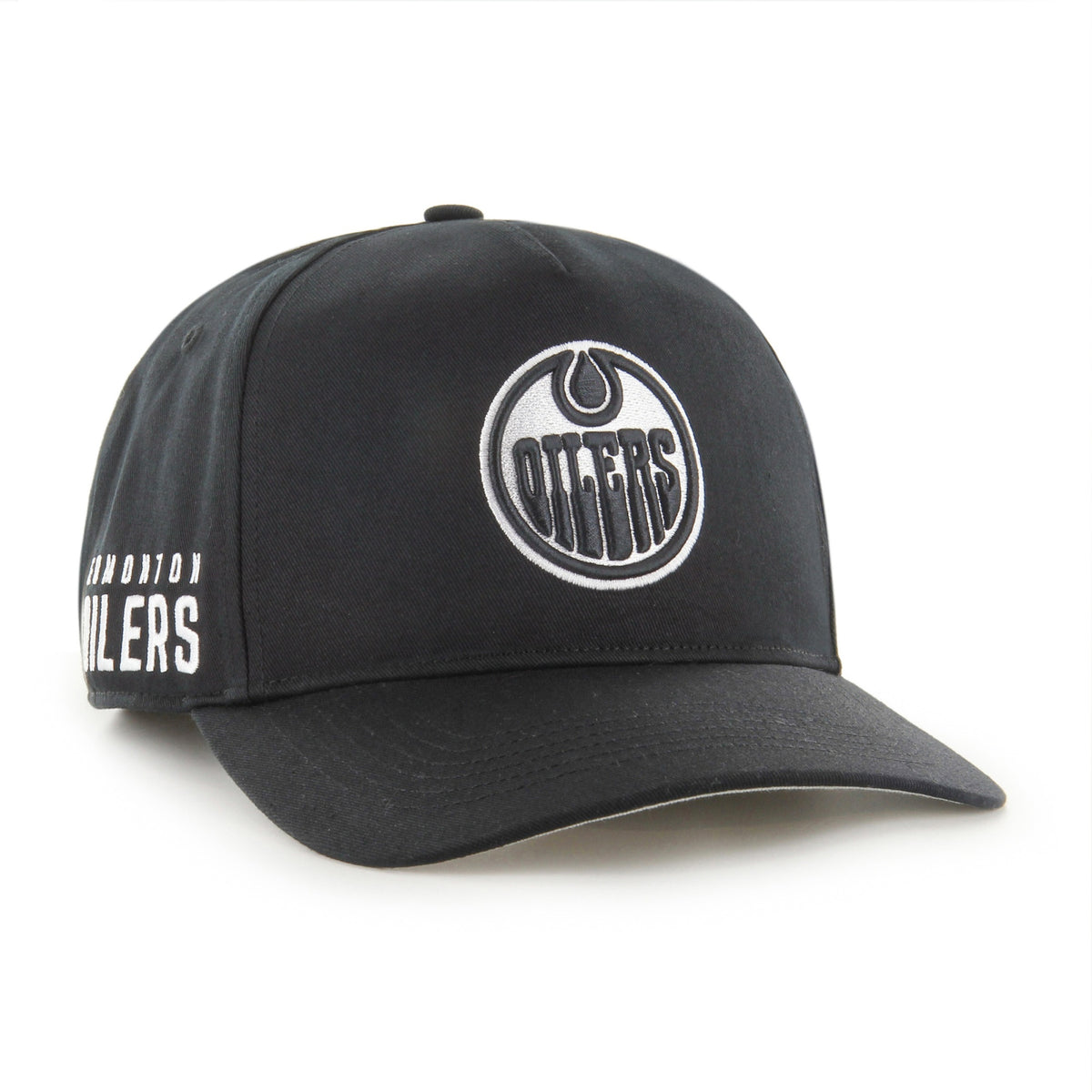 Edmonton Oilers '47 Black & White Sure Shot Hitch