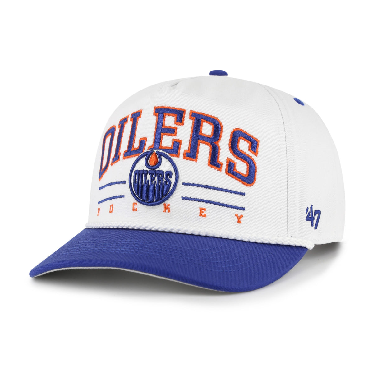 Edmonton Oilers '47 Roscoe Rope Two-Tone Hitch