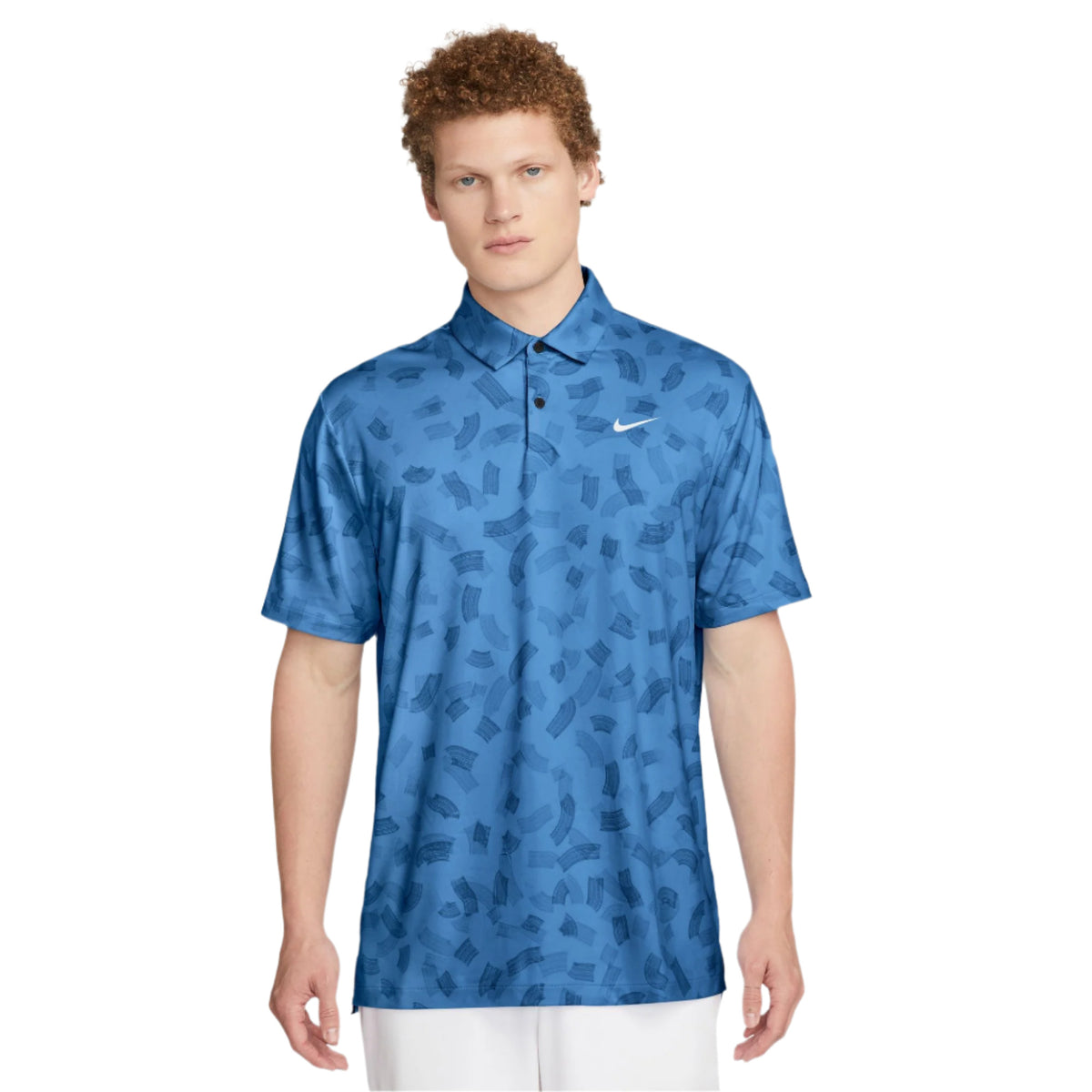 Nike Dri-FIT Tour Micro Print Golf Polo - Mens