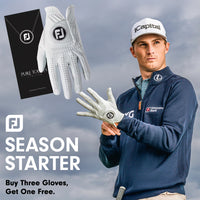 FootJoy Pure Touch Golf Gloves - Buy 3 Get 1 Free - Mens