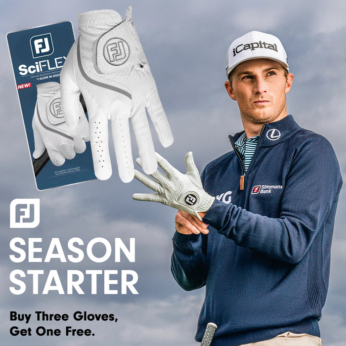 FootJoy SciFlex Golf Gloves - Buy 3 Get 1 Free - Mens