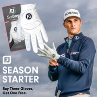 FootJoy SofJoy Golf Gloves - Buy 3 Get 1 Free - Mens