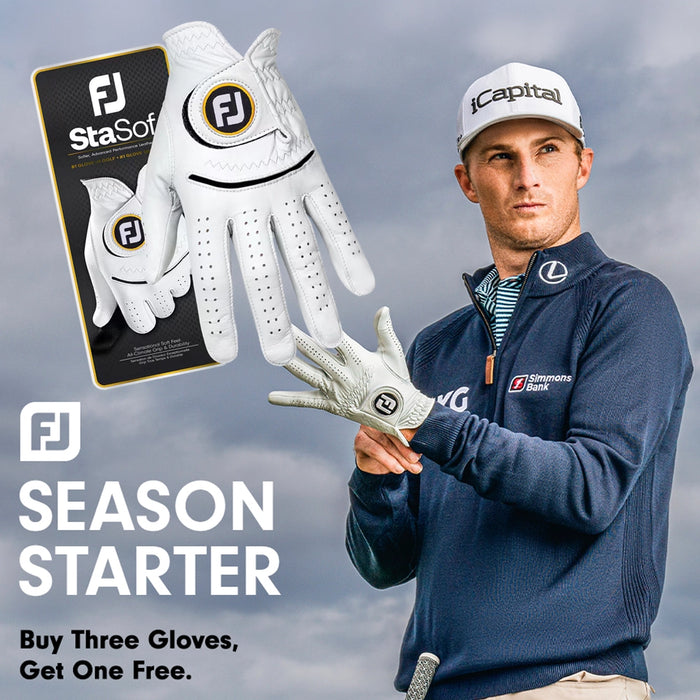 FootJoy StaSof Golf Gloves - Buy 3 Get 1 Free - Mens