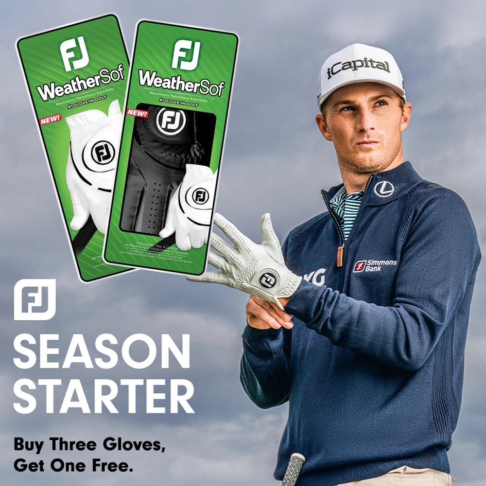FootJoy WeatherSof Golf Gloves - Buy 3 Get 1 Free - Mens