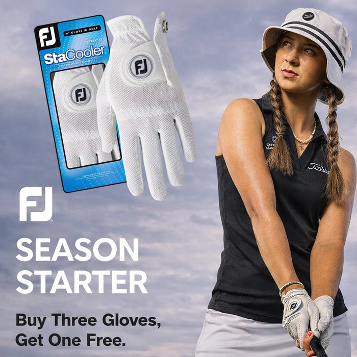 FootJoy StaCooler Golf Gloves - Buy 3 Get 1 Free - Womens