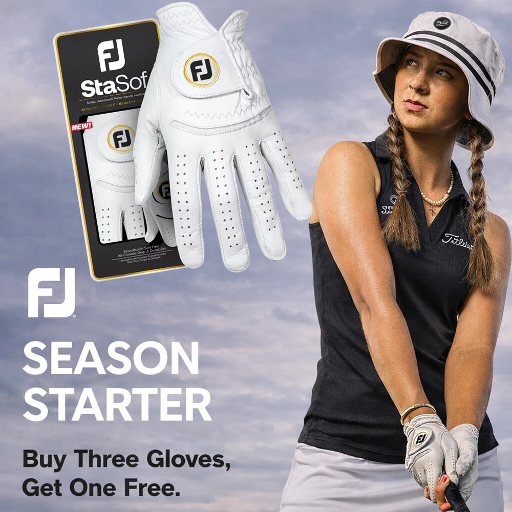 FootJoy StaSof Golf Gloves - Buy 3 Get 1 Free - Womens