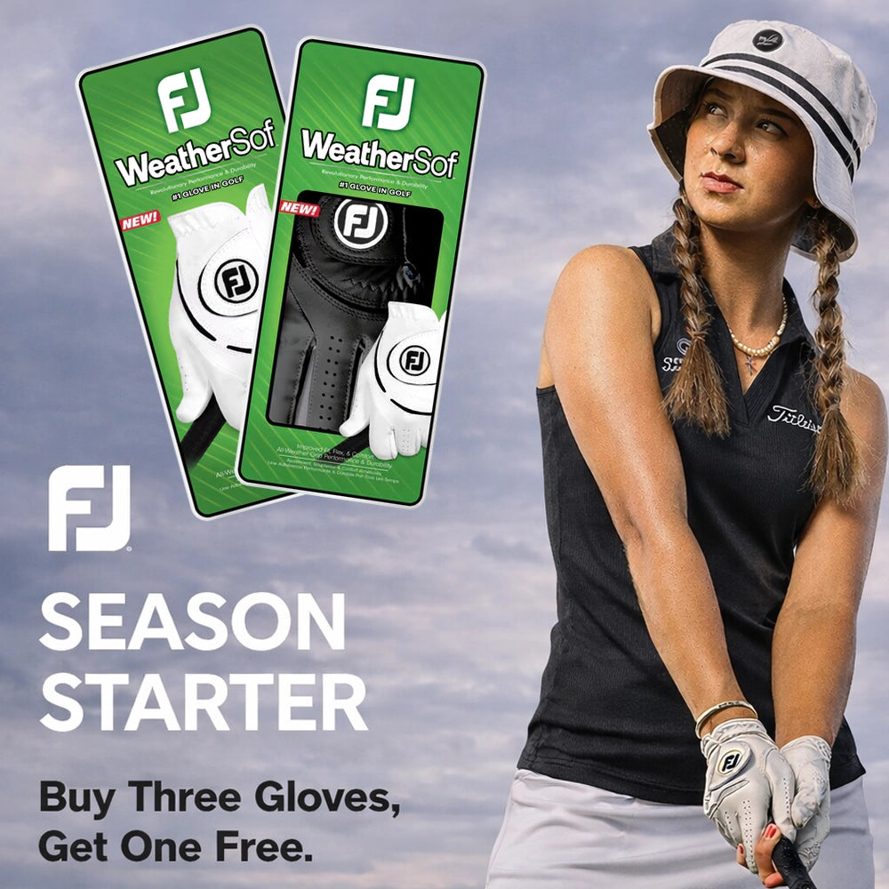 FootJoy WeatherSof Golf Gloves - Buy 3 Get 1 Free - Womens