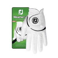 Footjoy Weathersof Golf Glove - Mens's 6 Pack - White/Black