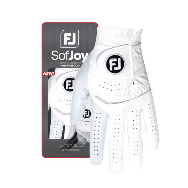 Footjoy SofJoy Gloves Women's 6 Pack - Pearl