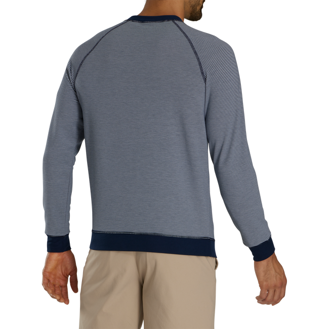 FootJoy Feeder Stripe Crewneck Golf Sweater