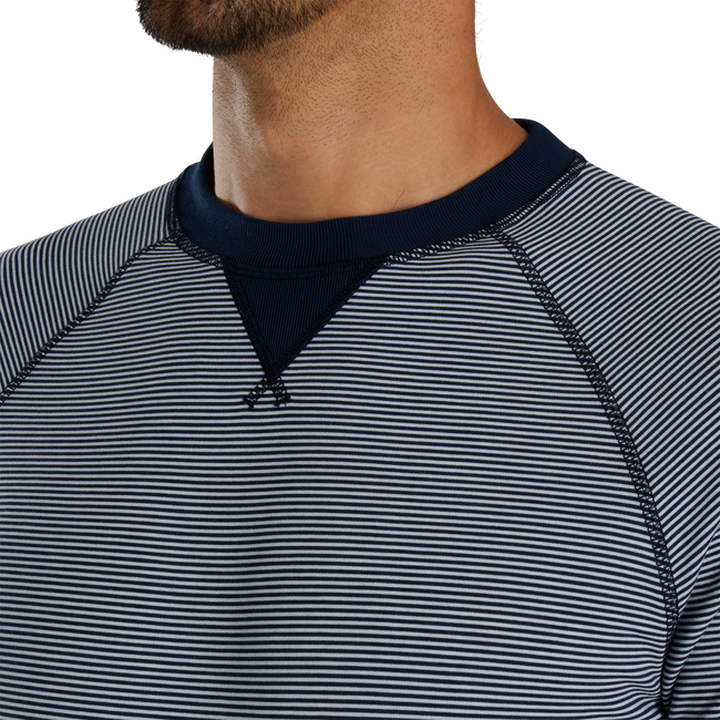 FootJoy Feeder Stripe Crewneck Golf Sweater