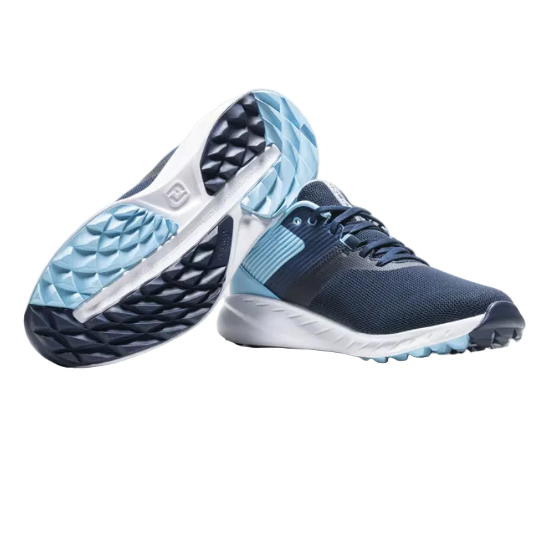 FootJoy Flex Golf Shoes - Peacoat/Steel Blue/White