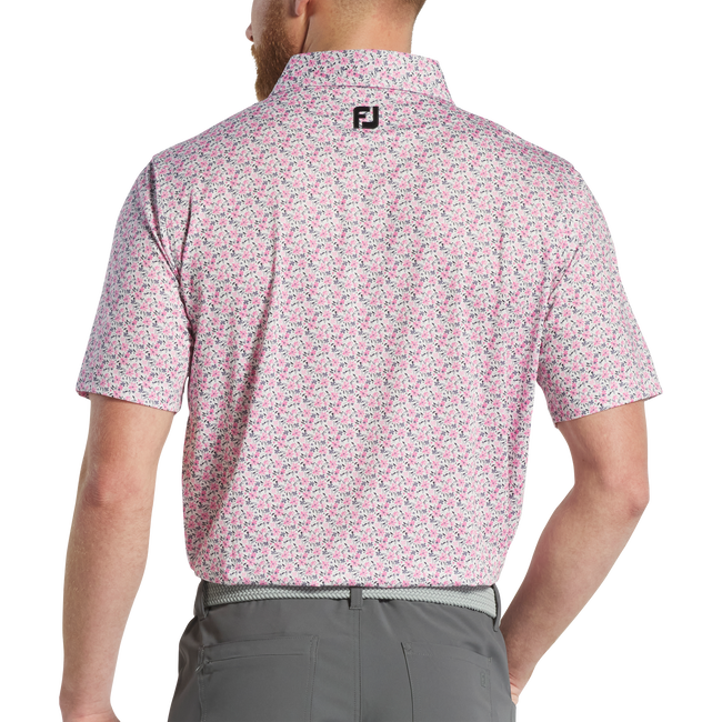 FootJoy Floral Lisle Golf Polo