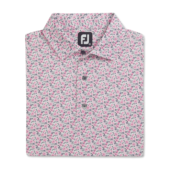 FootJoy Floral Lisle Golf Polo