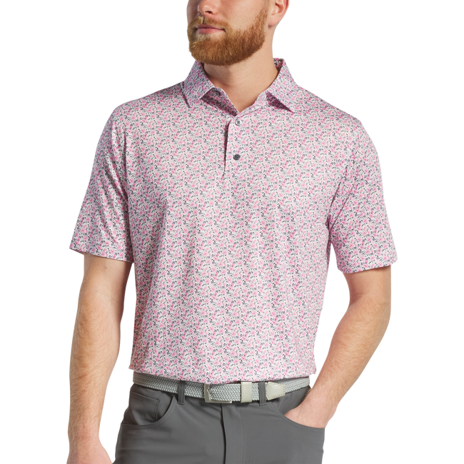 FootJoy Floral Lisle Golf Polo