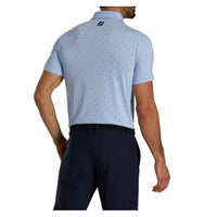 FootJoy Paisley Print Lisle Self Collar Mens Polo