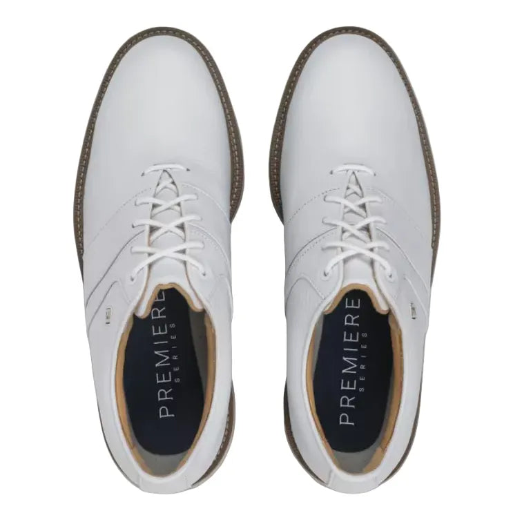 FootJoy Premiere Series - Packard Golf Shoes - White/White - OPEN BOX SIZE 9