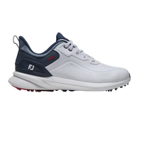 FootJoy Pro S/L Golf Shoes - White/Steel Blue/Peacoat