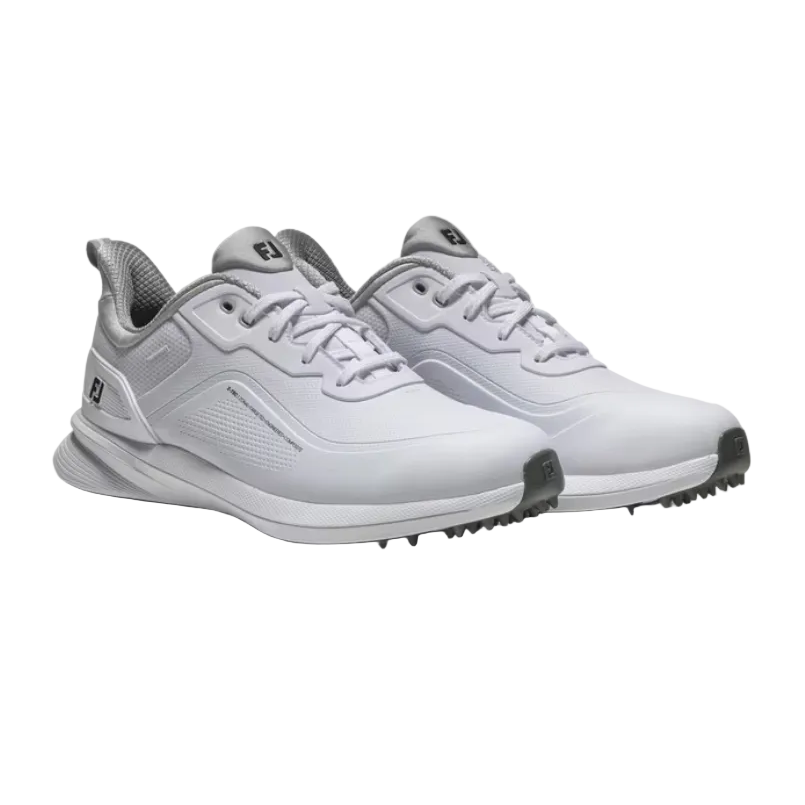 FootJoy Pro SL Golf Shoes - White/White/Grey - Canadian Pro Shop