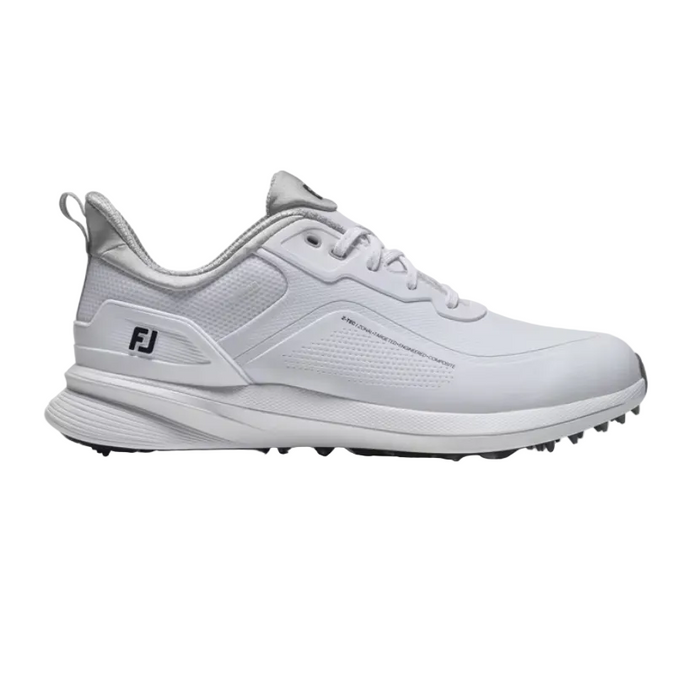 FootJoy Pro S/L Golf Shoes - White/White/Grey
