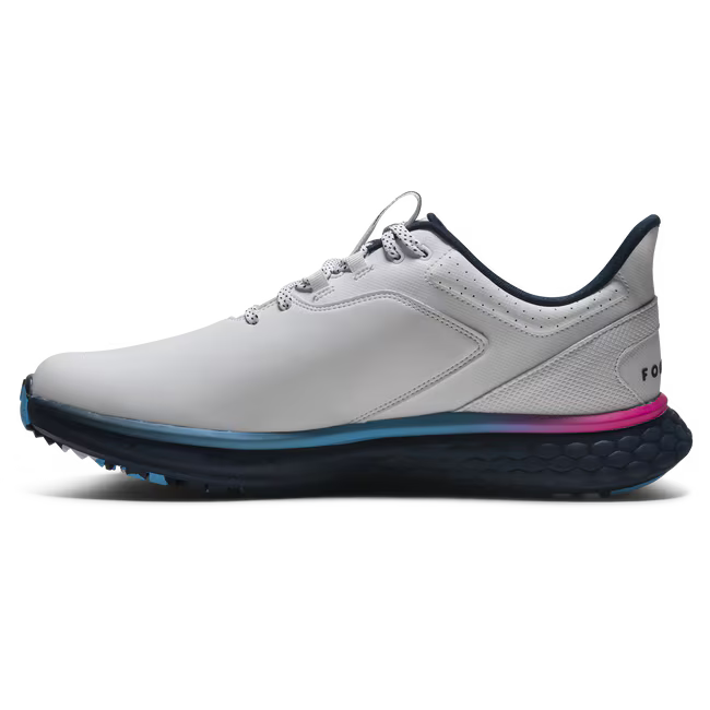 FootJoy Pulse Men's Golf Shoe - White/Navy/Pink