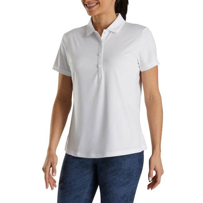 FootJoy Solid Lisle Golf Polo - Women