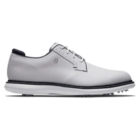 FootJoy Traditions Blucher Golf Shoe White/White/Navy - OPEN BOX SIZE 12