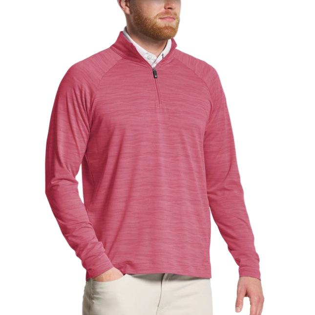 FootJoy Wave Jacquard Chill-Out Mid-Layer Pink Lemonade