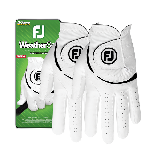 FootJoy WeatherSof 2-Pack Golf Gloves - Buy 3 Get 1 Free - Mens