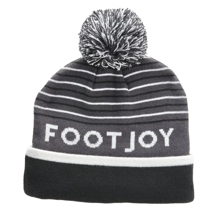 FootJoy Winter Striped Pom Pom Toque