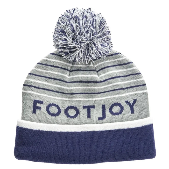 FootJoy Winter Striped Pom Pom Toque