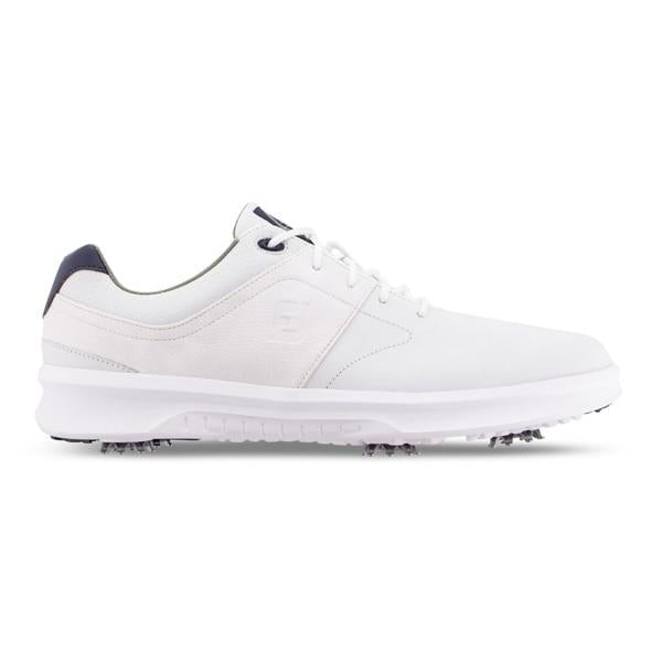 Footjoy Contour Series Cleated Golf Shoe - Mens - All Over White Size 7.5 - BLOWOUT SALE