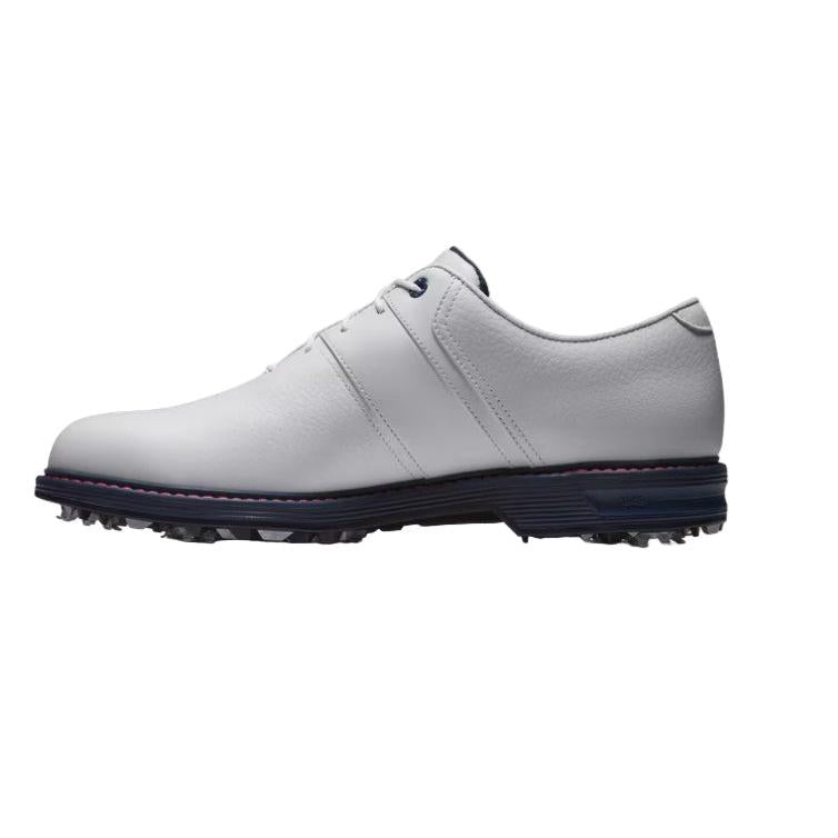 Footjoy Premiere Packard Cleated Golf Shoe White/Blue- Mens