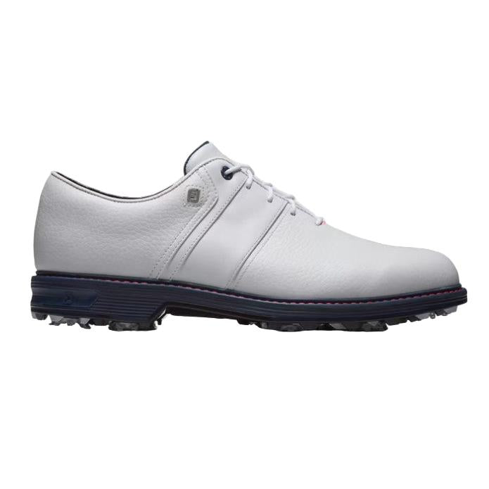 Footjoy Premiere Packard Cleated Golf Shoe White/Blue- Mens