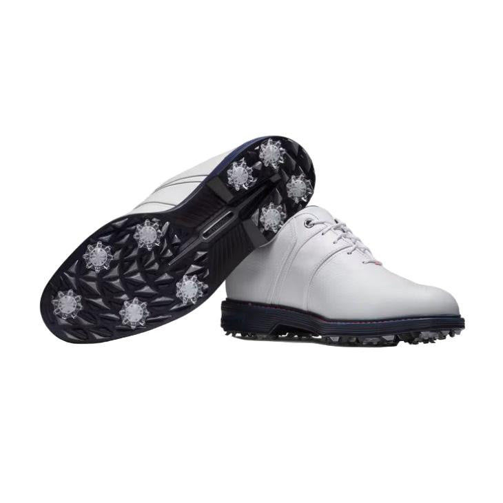 Footjoy Premiere Packard Cleated Golf Shoe White/Blue- Mens