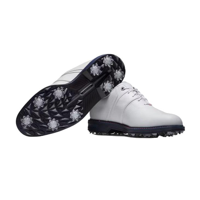 Footjoy Premiere Packard Cleated Golf Shoe White/Blue- Mens