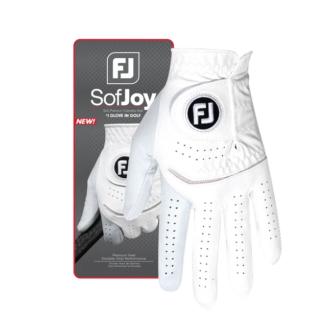 Footjoy SofJoy Gloves Men's 6 Pack - Pearl