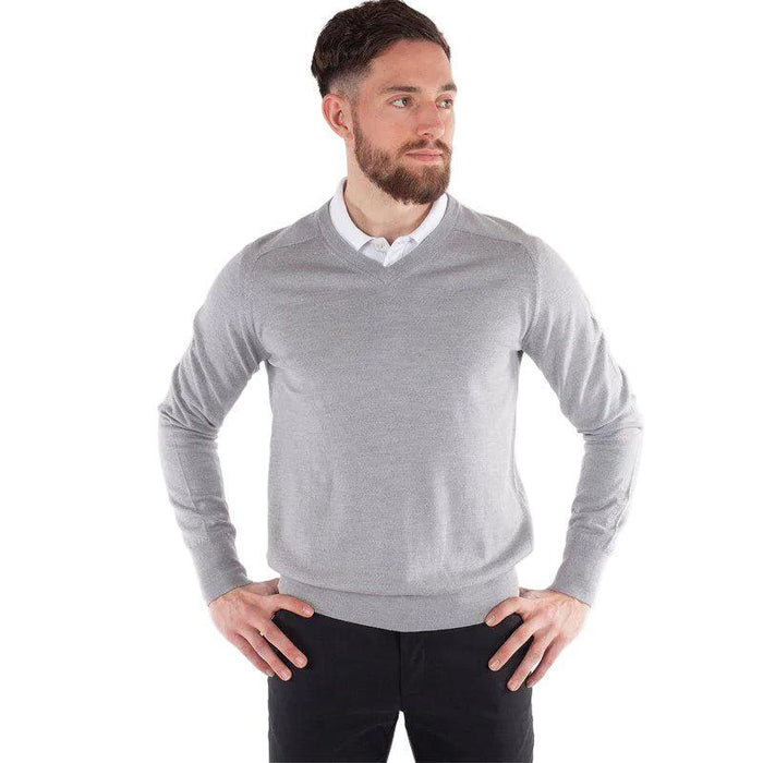 Galvin Green Carl Merino Men's Sweater - Grey